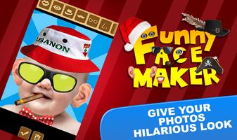 Funnyface Maker: Face Stickers Affiche