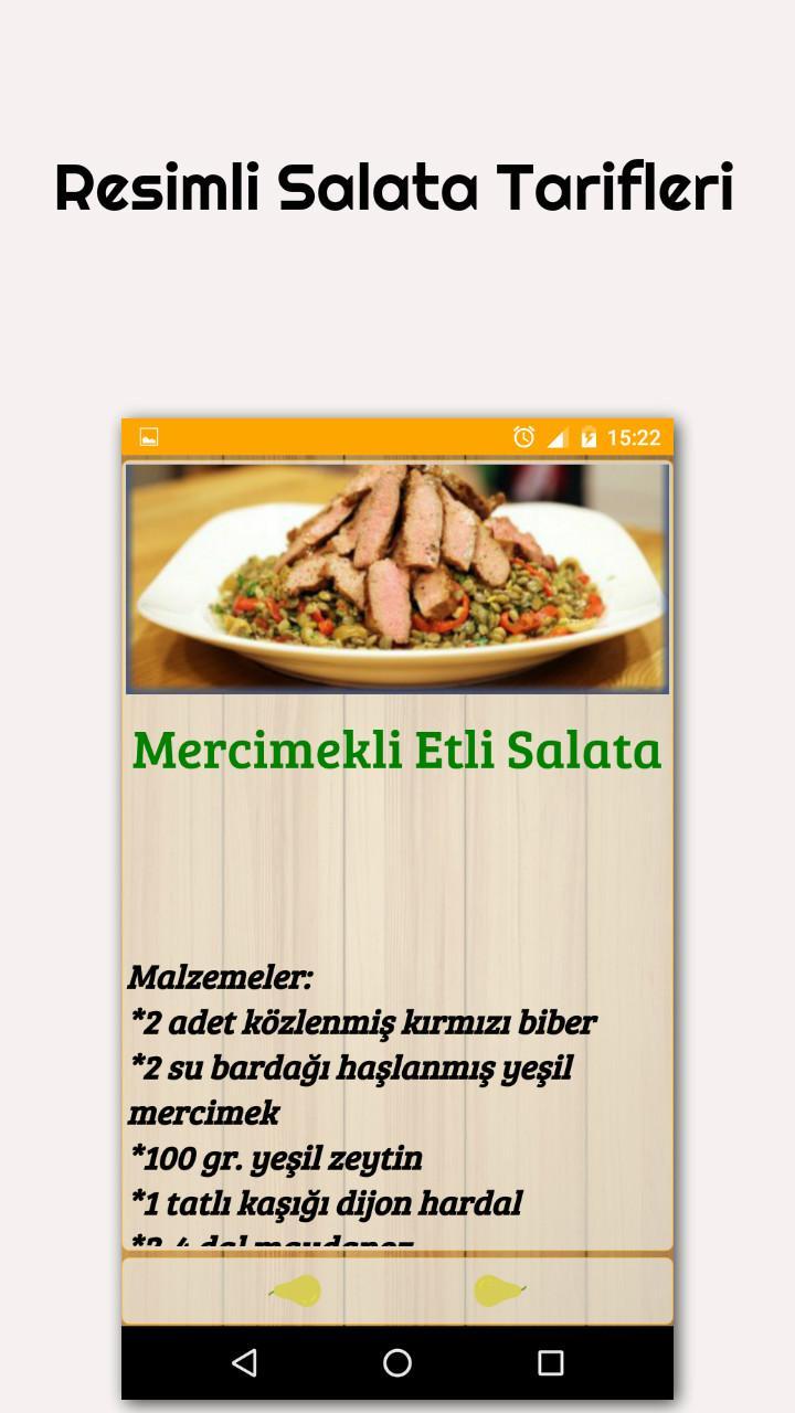 Nefis Yemek Tarifleri Resimli Indir Android Android Icin Resimli Yemek Tarifleri Uygulamasi Indir Com