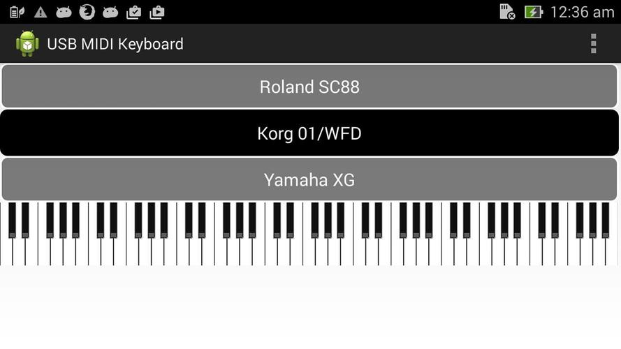 Descarga de APK de USB Midi Keyboard para Android