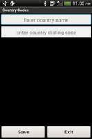 Country Codes Ad capture d'écran 2