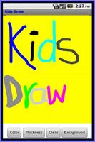 Kids Draw Ad Plakat