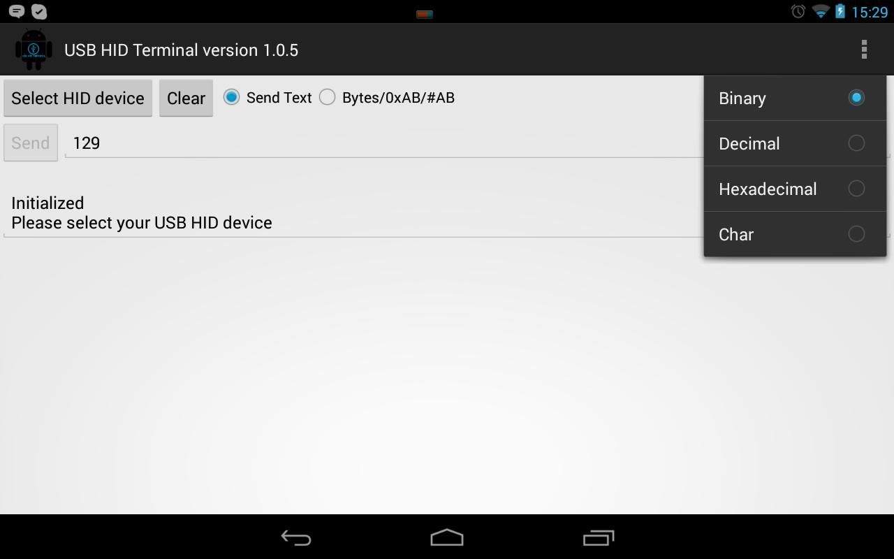 USB HID TERMINAL APK Download - Free Tools APP for Android ...