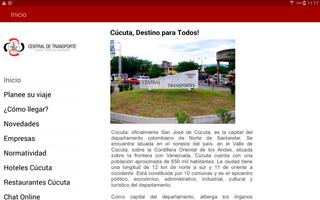 برنامه‌نما Terminal Cúcuta عکس از صفحه