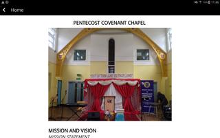 برنامه‌نما Pentecost Covenant Chapel عکس از صفحه
