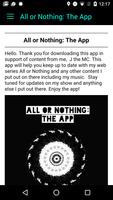 All or Nothing: The App Affiche