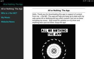 All or Nothing: The App capture d'écran 1