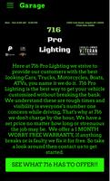 716 Pro Lighting Plakat