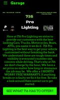 716 Pro Lighting Affiche