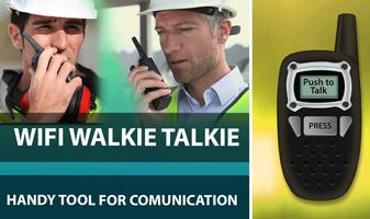 Poster Free Walkie Talkie -WiFi Calls