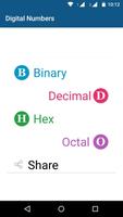 Poster Binary, Decimal, Hex & Octal Numbers Conversion