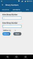 Binary, Decimal, Hex & Octal Numbers Conversion 截图 2