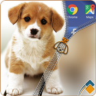 Puppy Zipper Lock-icoon