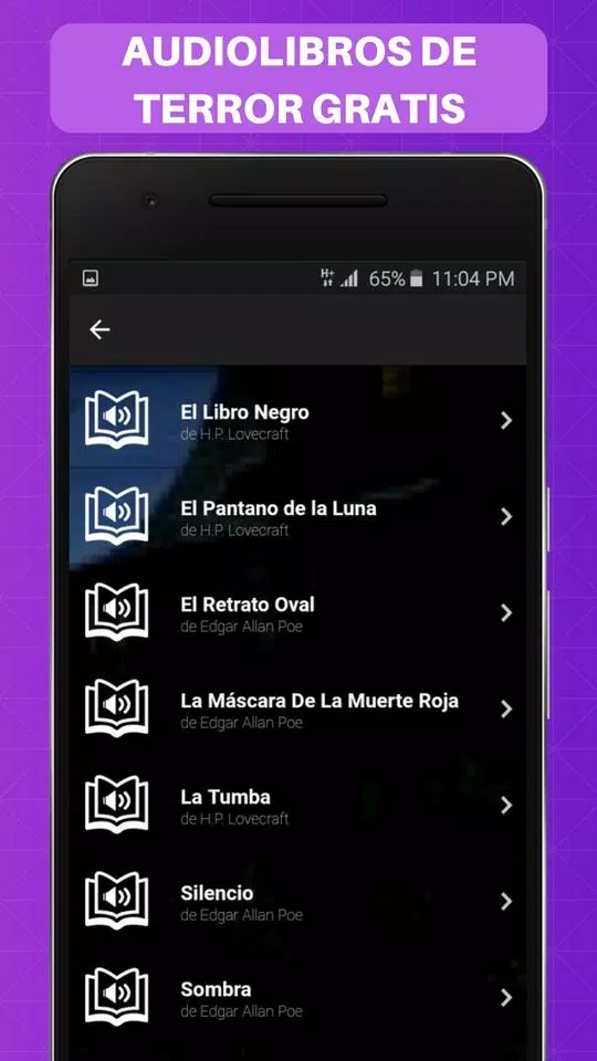 Descarga de APK de Audiolibros de Terror en Español Gratis para Android