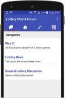 Lottery Chat - Lotto Forum capture d'écran 1