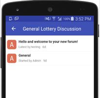 Lottery Chat - Lotto Forum capture d'écran 2