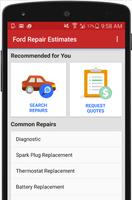 Ford Repair Estimates & Costs Plakat