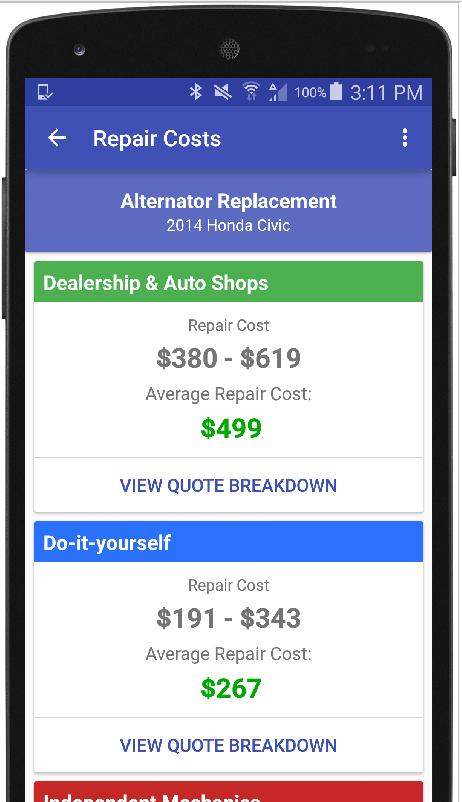 Alternator Repair Cost >> Auto Repair Estimate Car Quote For Android Apk Download Alternator Repair Cost >> Auto Repair Estimate Car Quote For Android Apk Download