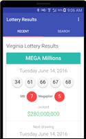 Lottery Results VA پوسٹر