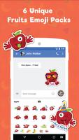 Fruitmoji - Emoji with fruits اسکرین شاٹ 1
