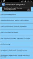 University of Bangladesh Affiche