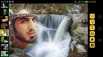 Waterfall photo wallpaper editor capture d'écran 2