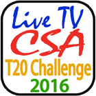 Live TV CSA T20 2016 icône