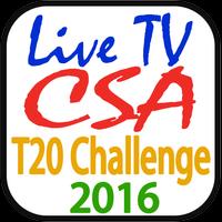 Poster Live TV CSA T20 2016