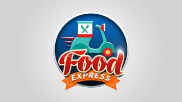 Food Express App Plakat