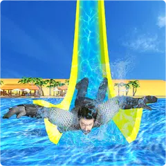 Real Super Hero Water Slide Uphill Amusement Park APK download