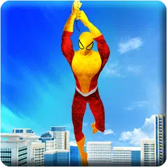download Super Flying Spider Rope Hero: City Rescue Mission APK