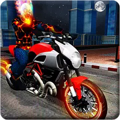 Ghost Bike Hero Blaze Fire Skull Rider Battle