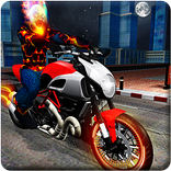 Ghost Bike Hero Blaze Fire Skull Rider Battle