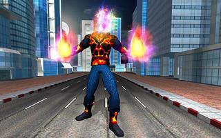 Ghost Bike Hero Blaze Fire Skull Rider Battle ภาพหน้าจอ 2
