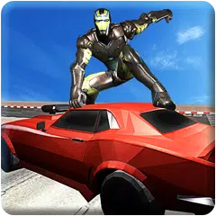 Iron Hero vs Transform Robots Car Wars APK 下載