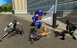 برنامه‌نما Turtle Hero: Superheroes Open World Ninja Battle عکس از صفحه