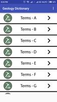 Geology Dictionary capture d'écran 1