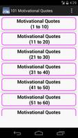 101 Motivational Quotes 海报