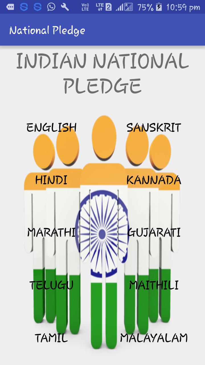 pics Indian National Pledge In Telugu indian national pledge fur android