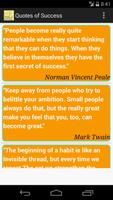 Quotes of Success screenshot 1