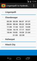 Hyderabad MMTS Timetable capture d'écran 3