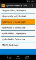 Hyderabad MMTS Timetable capture d'écran 1