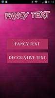 Fancy Text  For Chats Affiche