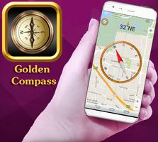 Golden Compass - Smart Compass Digital capture d'écran 3
