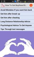 How To Get Boyfriend Back Affiche