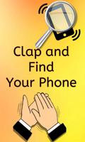 Clap and find phone Affiche