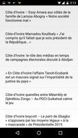 Ivory Coast Clock & RSS Widget capture d'écran 1