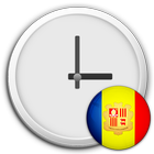 Andorra Clock & RSS Widget Zeichen