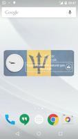 Barbados Clock & RSS Widget penulis hantaran