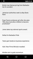 Barbados Clock & RSS Widget syot layar 1