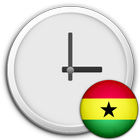 Ghana Clock & RSS Widget icône
